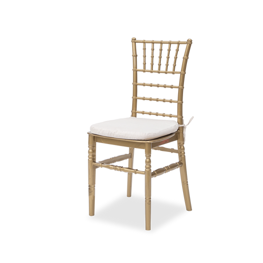 Silla Tiffany Resina Dorada