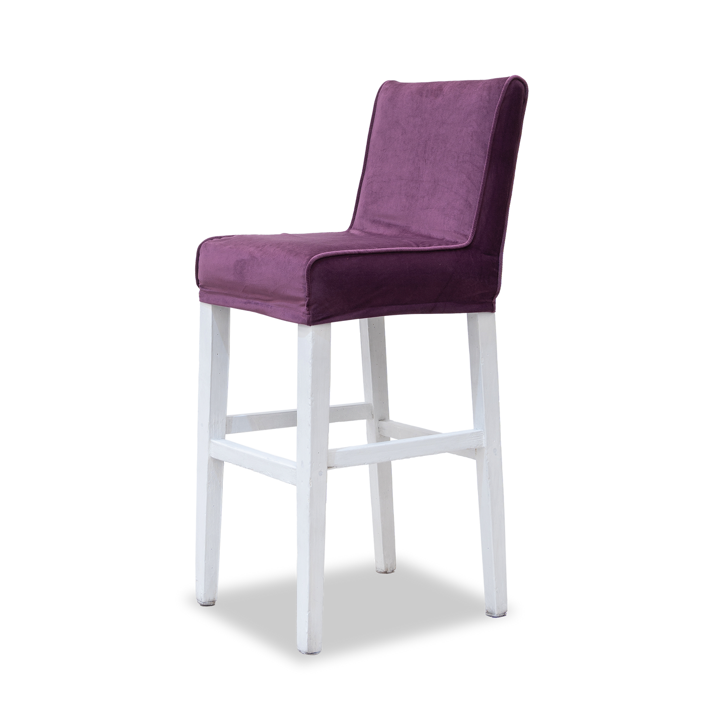 Banco gris respaldo alto