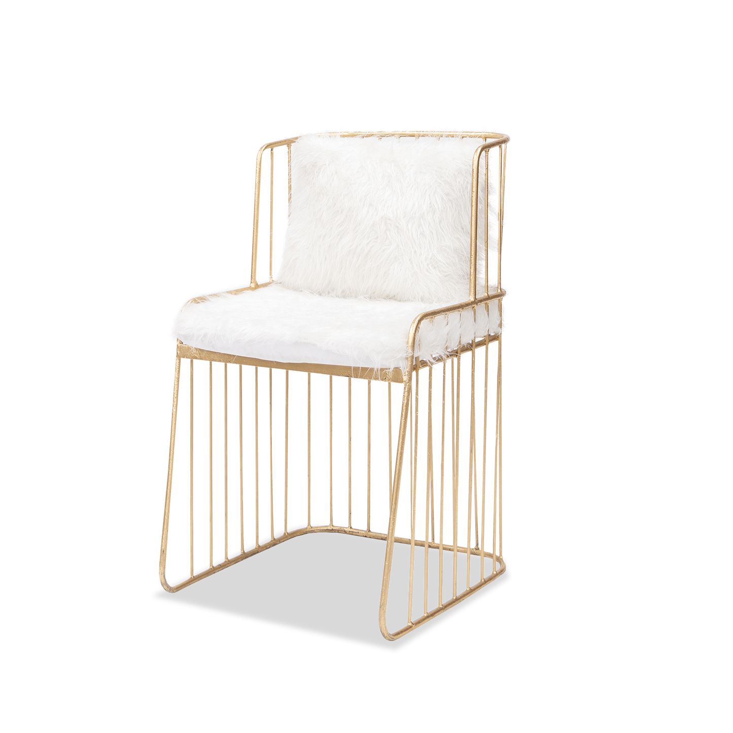 Silla Camila dorada/beige