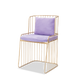 Silla Camila dorada/beige