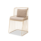 Silla Camila dorada/beige
